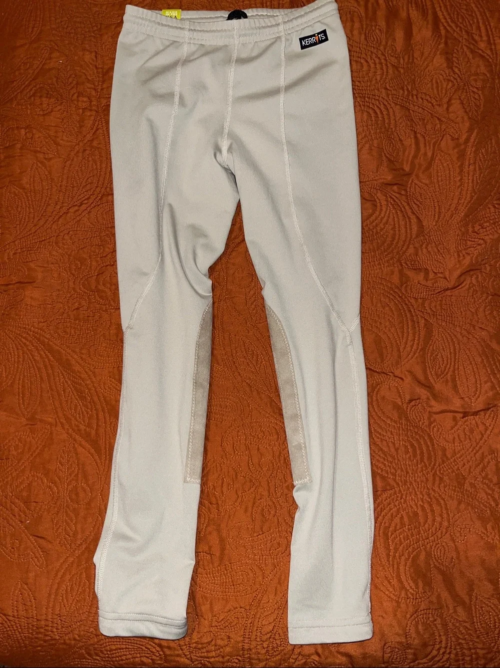 NEW KERRITS ‘FLOW RISE’ Performance Riding Pant - Light Beige Sz L (12/14)